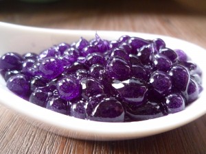 Perles de violettes