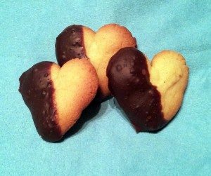 biscuit coeur chocolat