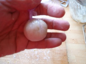 pliage des boules perle de coco 2